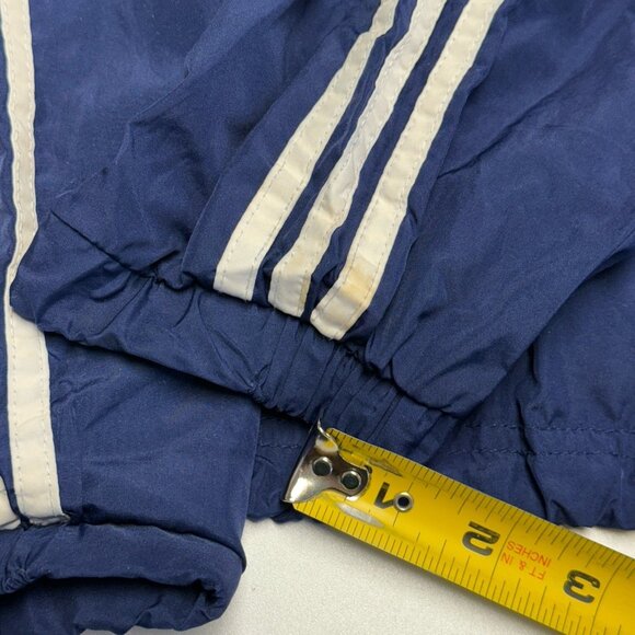 Vintage Adidas Windbreaker Jacket Mens 2XL 26.5x29.5 Blue Y2k 90s - Picture 4 of 9